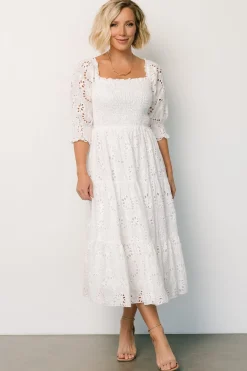 Baltic Born Ella Eyelet Midi Dress |