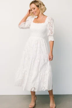 Baltic Born Ella Eyelet Midi Dress |
