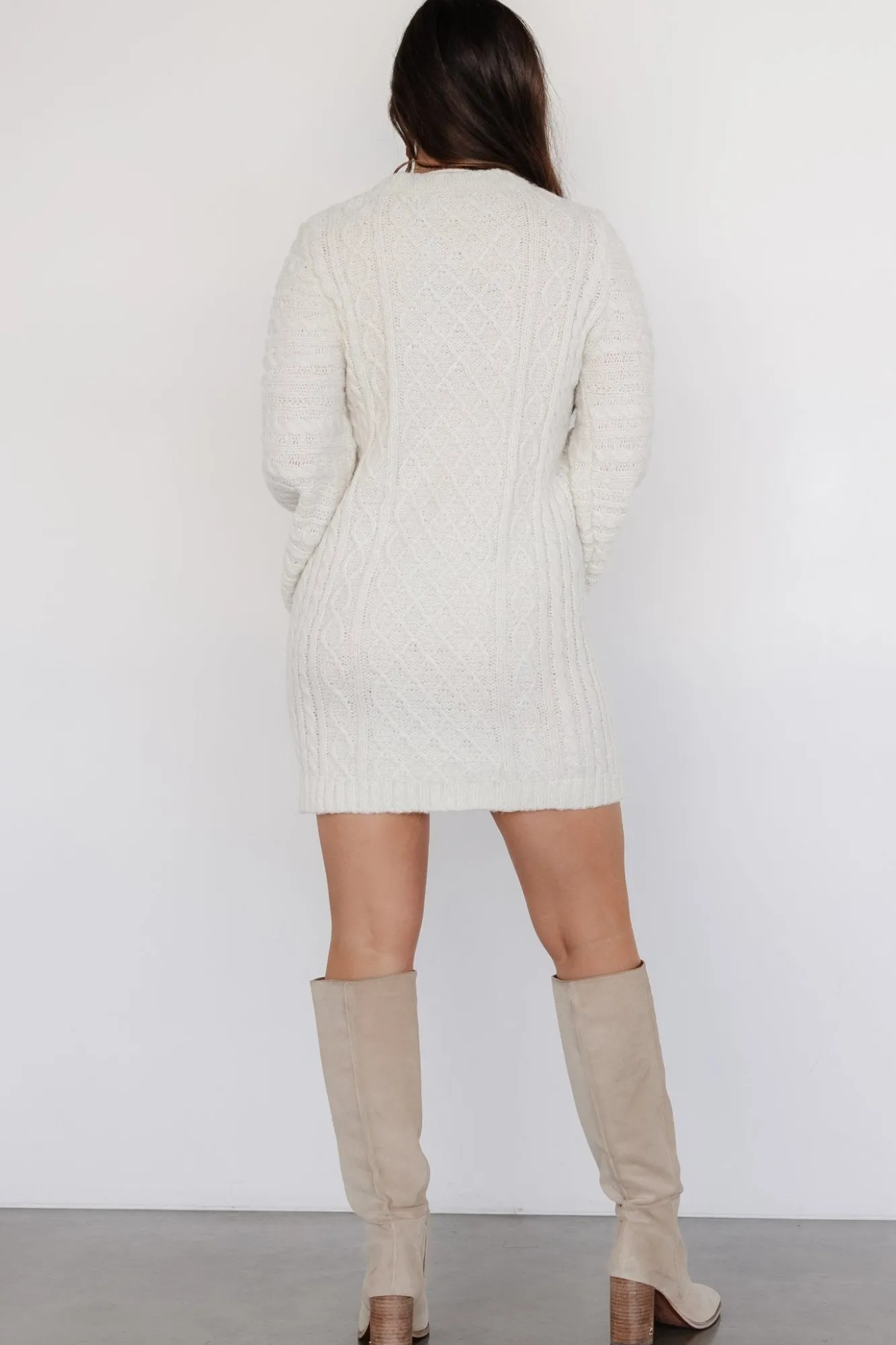 Baltic Born Ellis Cable Knit Sweater Dress |