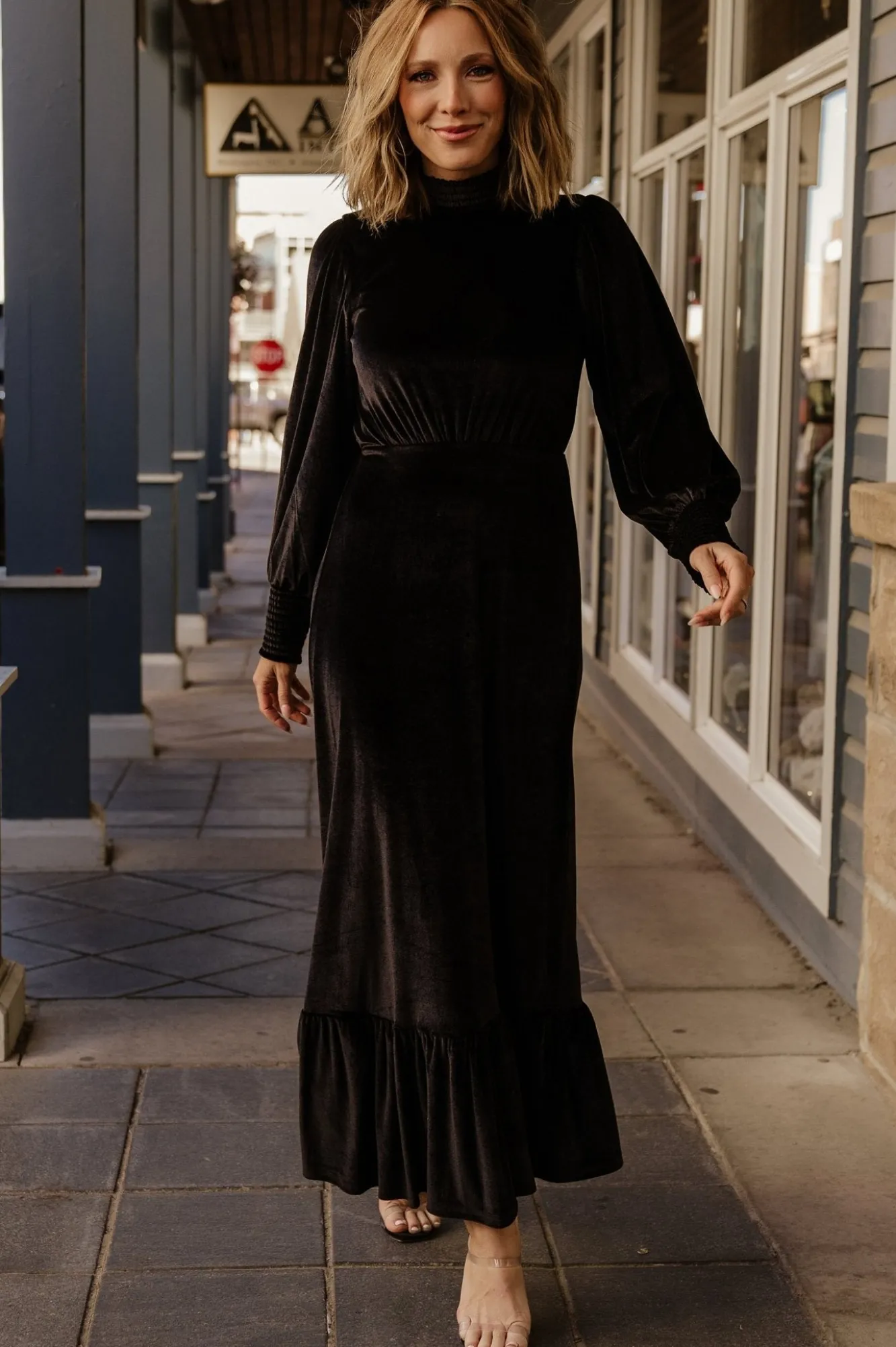 Baltic Born Elodie Velvet Maxi Dress |