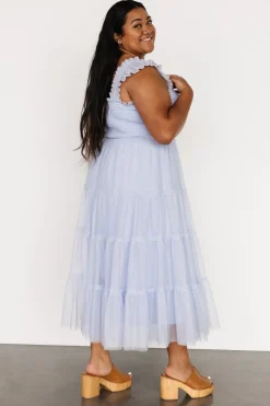 Baltic Born Emma Smocked Tulle Dress | Light Blue