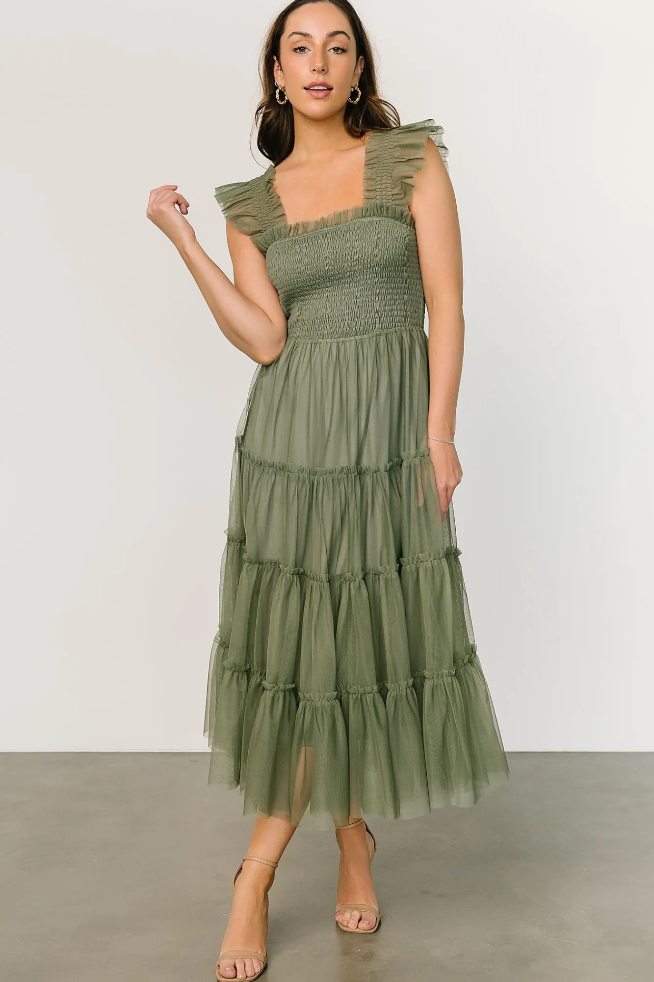 Baltic Born Emma Smocked Tulle Dress |