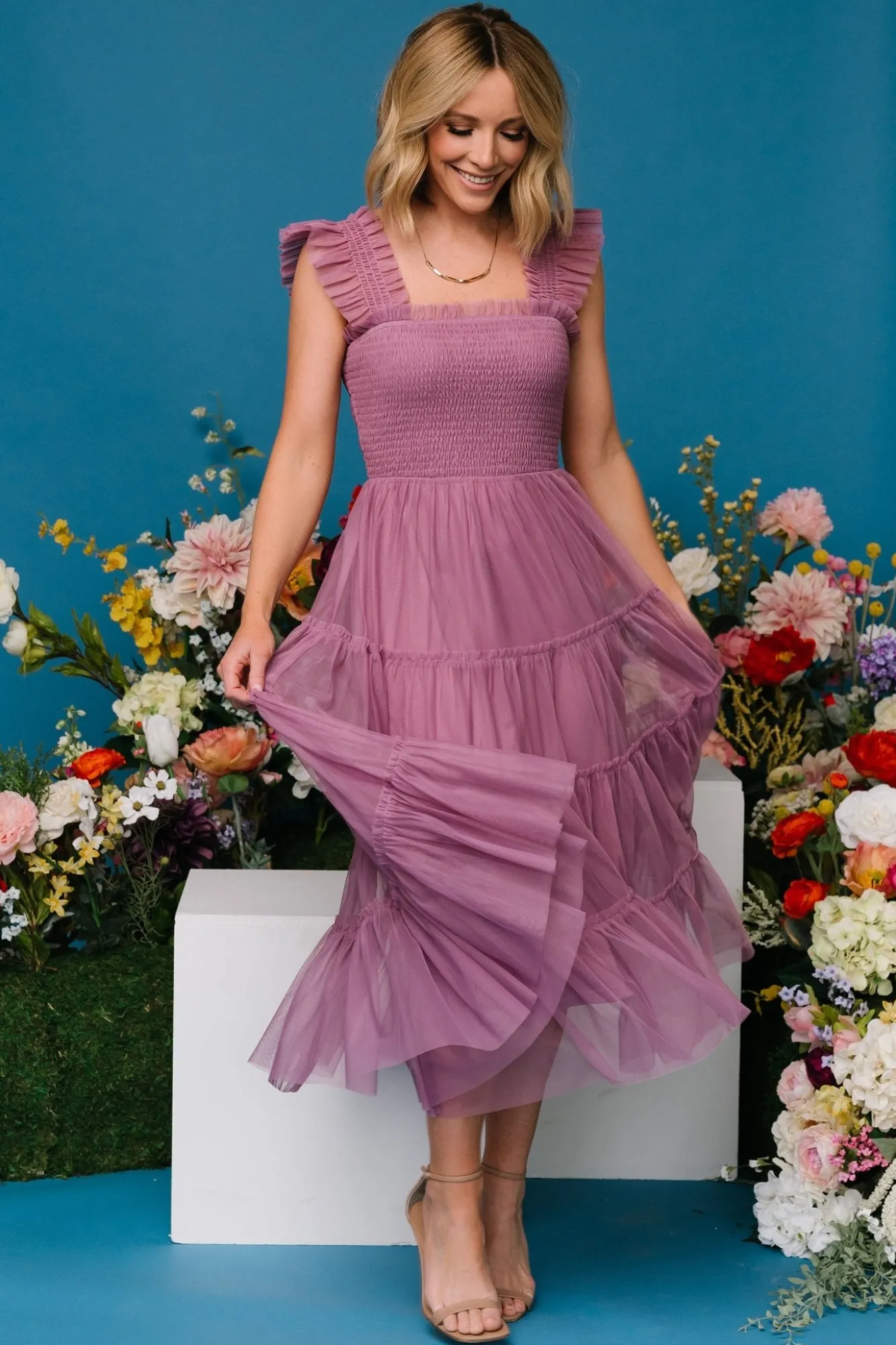 Baltic Born Emma Smocked Tulle Dress |