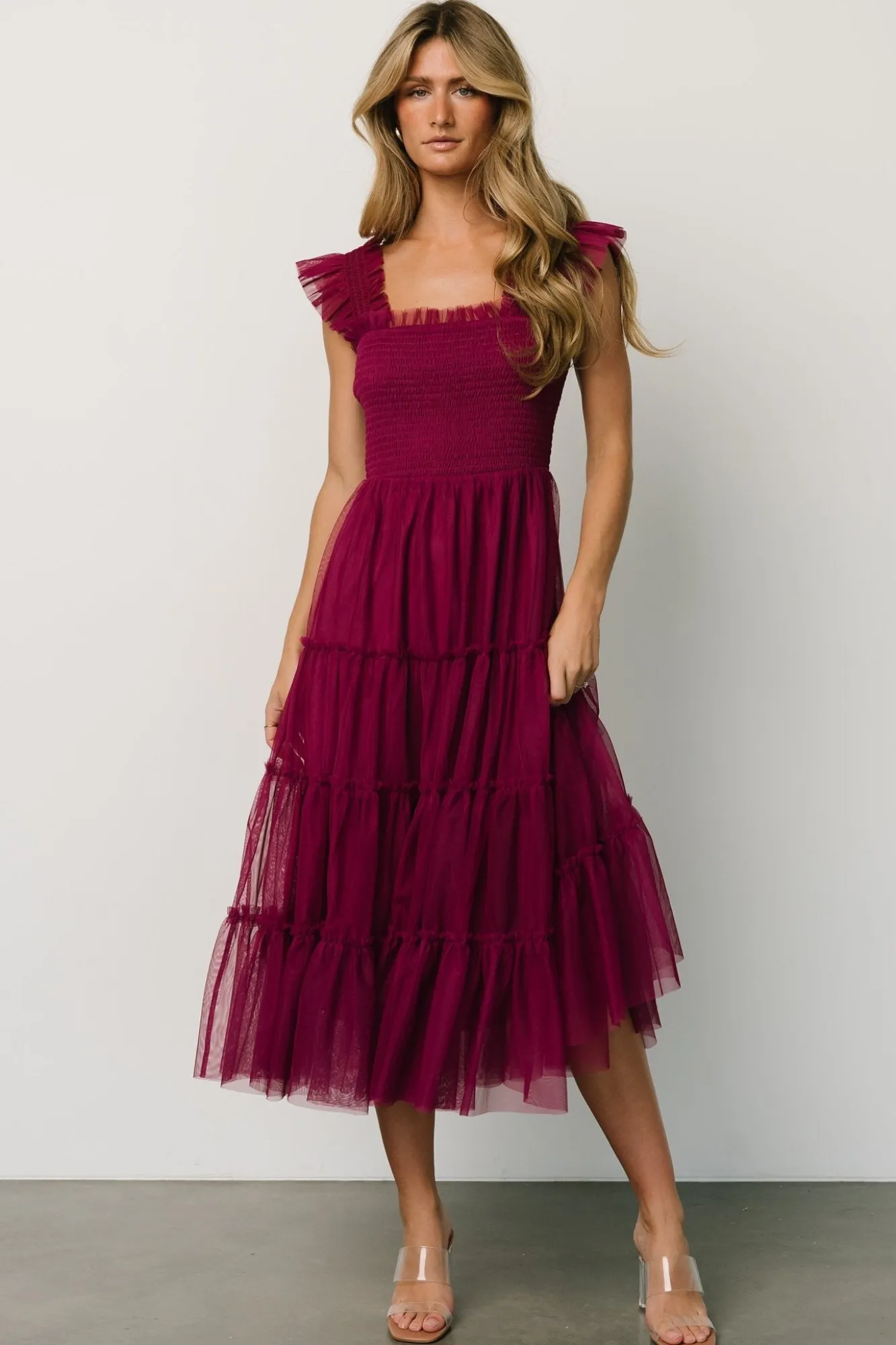 Baltic Born Emma Smocked Tulle Dress |
