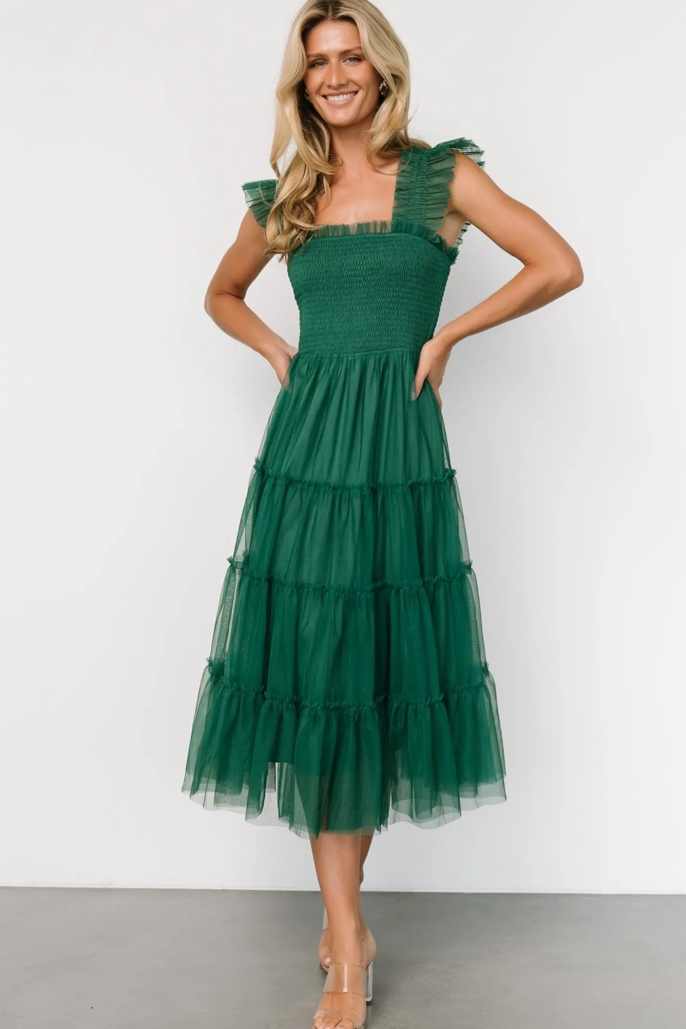 Baltic Born Emma Smocked Tulle Dress |