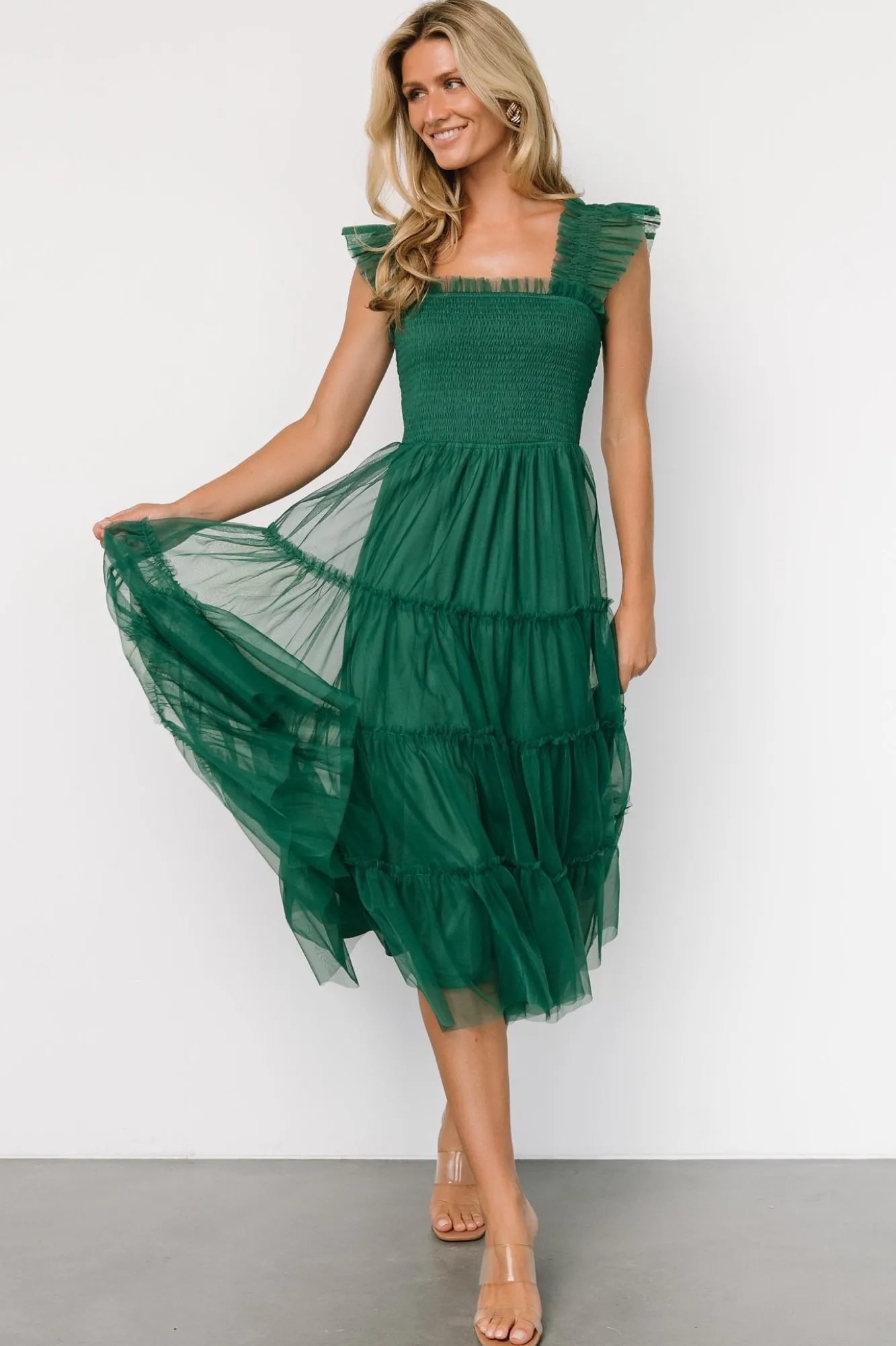 Baltic Born Emma Smocked Tulle Dress |