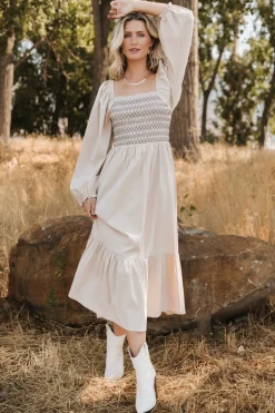 Baltic Born Emmeline Smocked Midi Dress |