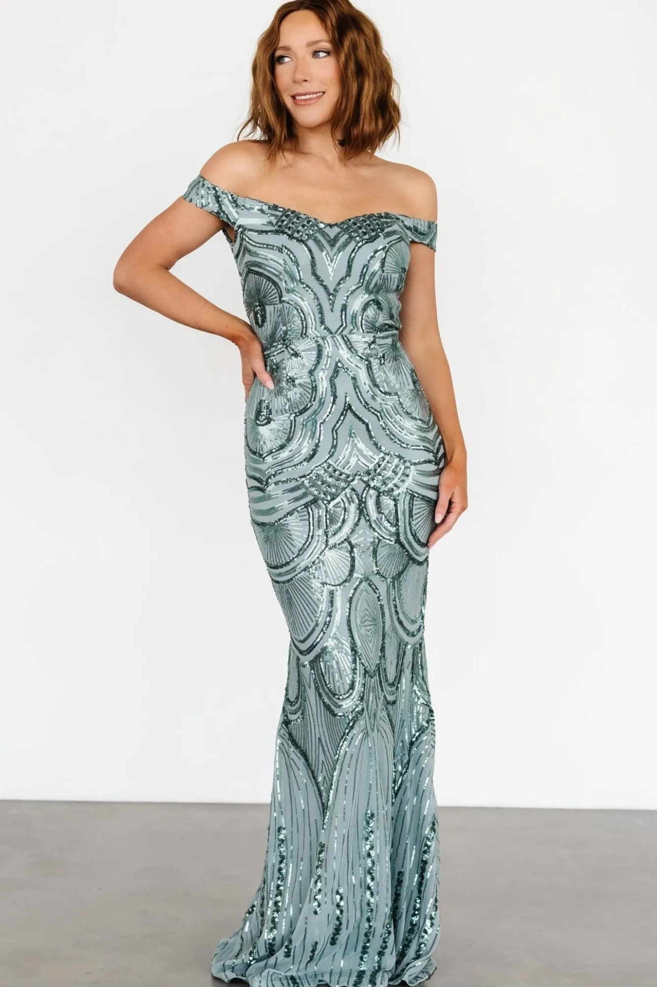 Baltic Born Empress Sequin Gown |