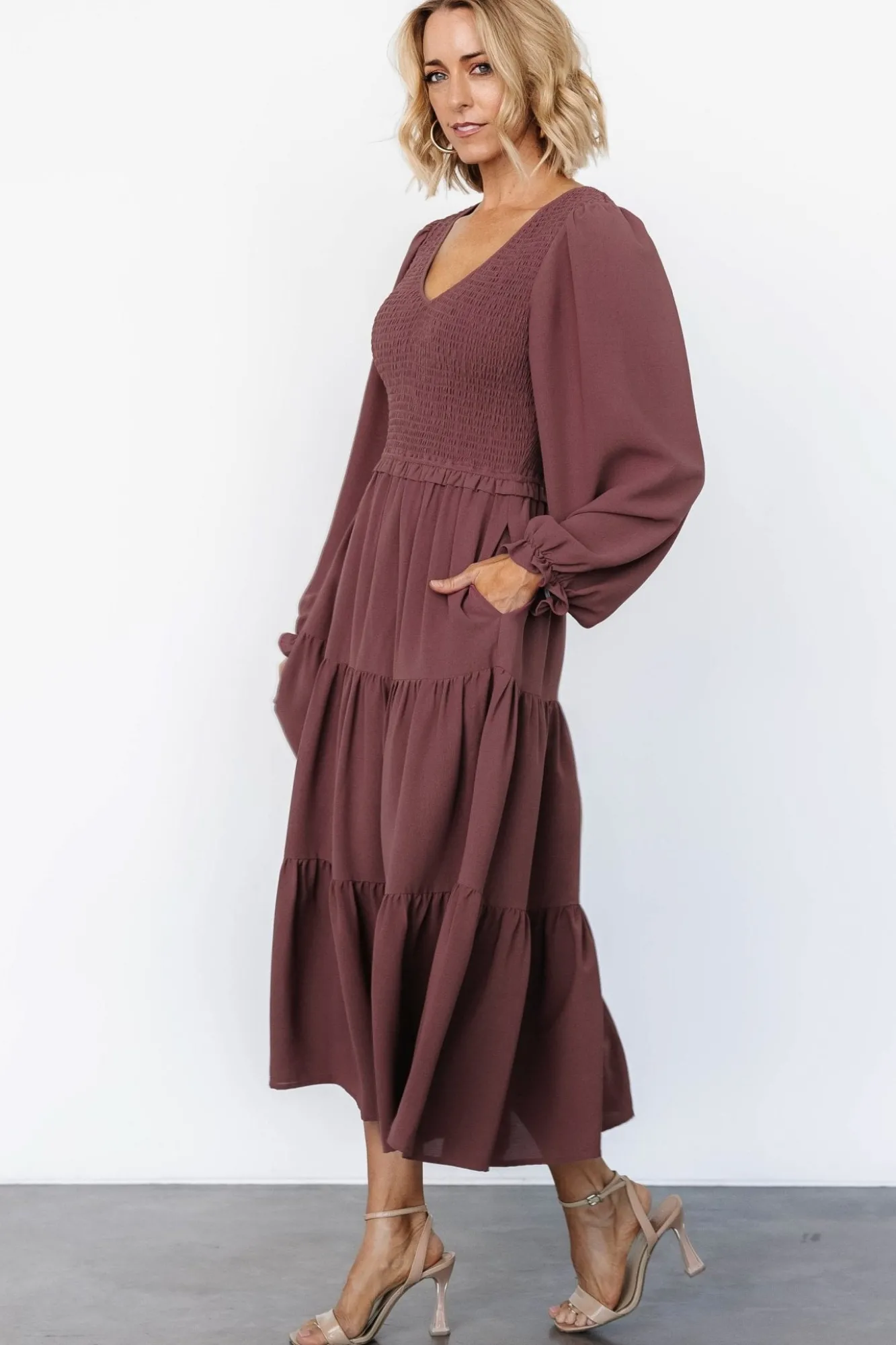 Baltic Born Endsley Smocked Midi Dress |