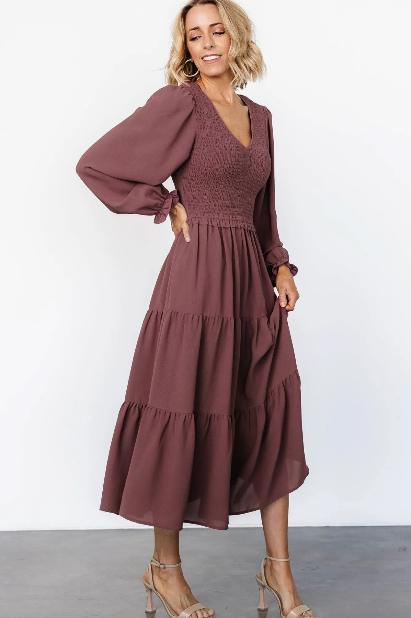 Baltic Born Endsley Smocked Midi Dress |