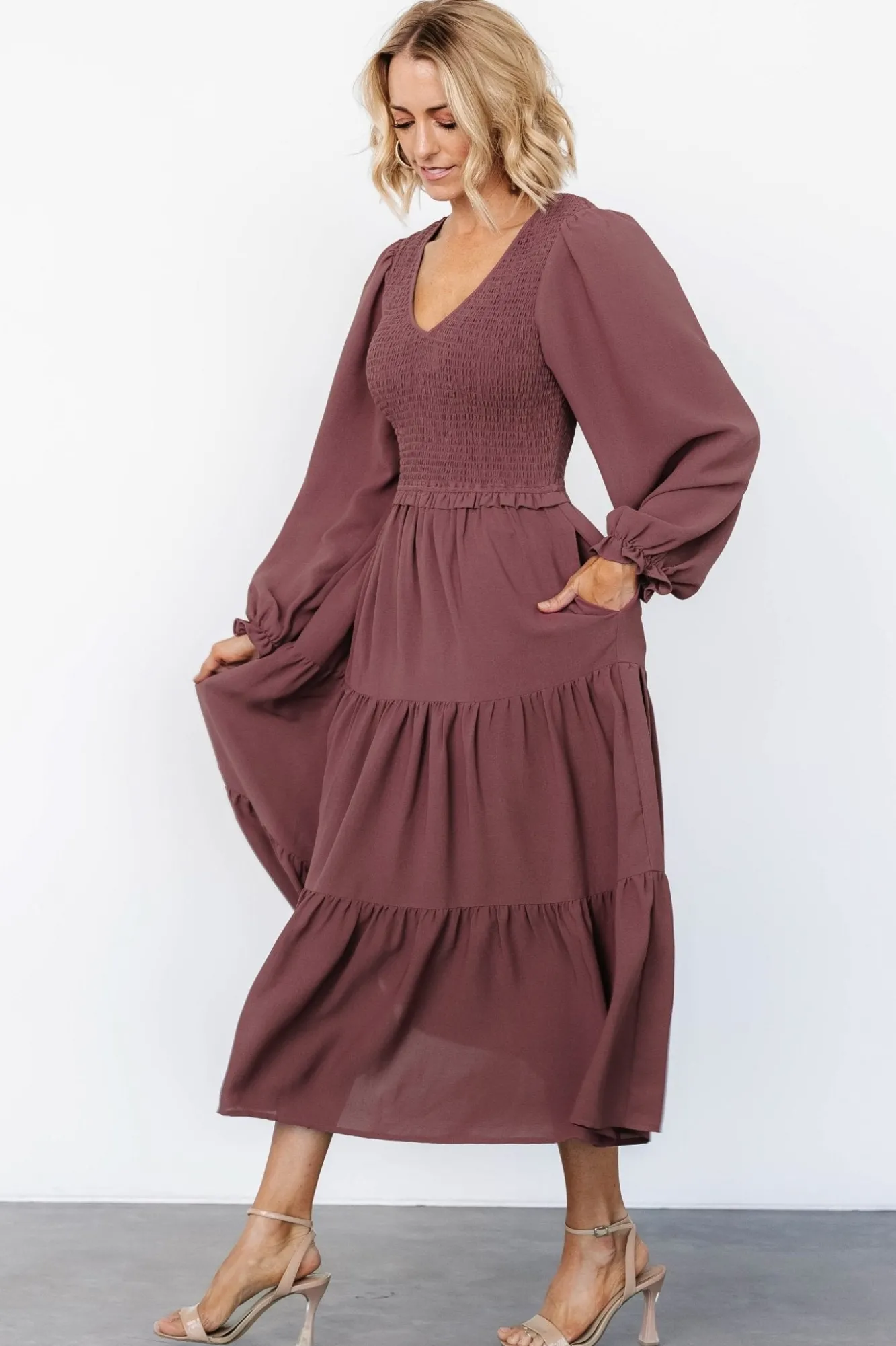 Baltic Born Endsley Smocked Midi Dress |
