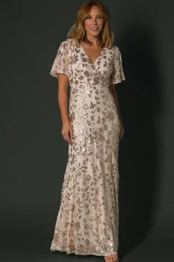 Baltic Born Esme Sequin Dress | Rose Gold