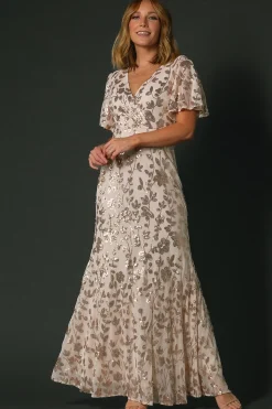 Baltic Born Esme Sequin Dress | Rose Gold