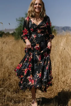 Baltic Born Estefania Maxi Dress | Black Floral