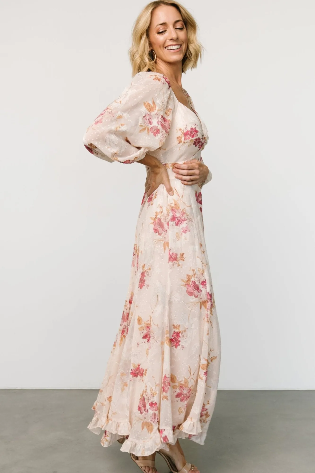 Baltic Born Estefania Maxi Dress | Blush + Pink Floral