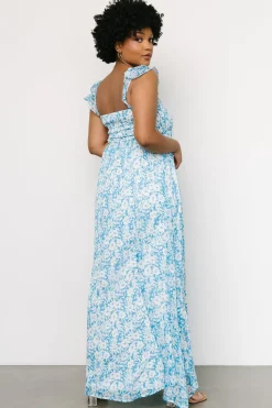 Baltic Born Evanthe Maxi Dress | Blue + White Floral