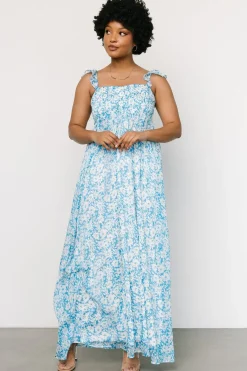 Baltic Born Evanthe Maxi Dress | Blue + White Floral