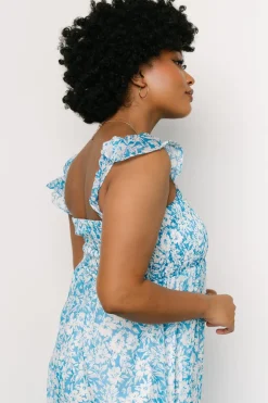 Baltic Born Evanthe Maxi Dress | Blue + White Floral