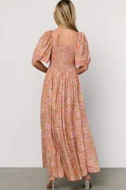 Baltic Born Evanthia Maxi Dress | Vintage Blush Print