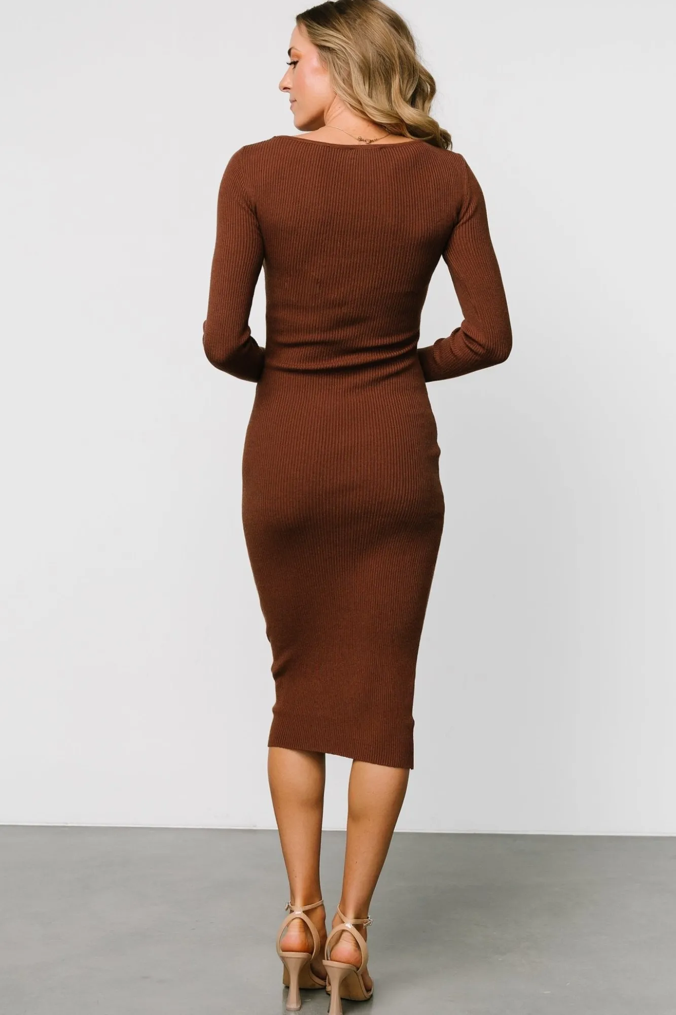 Baltic Born Eve Ribbed Midi Dress |