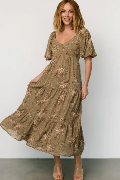 Baltic Born Evelette Dress | Olive Floral