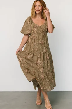 Baltic Born Evelette Dress | Olive Floral