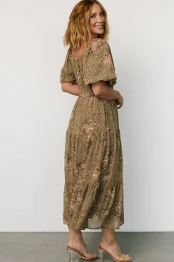 Baltic Born Evelette Dress | Olive Floral