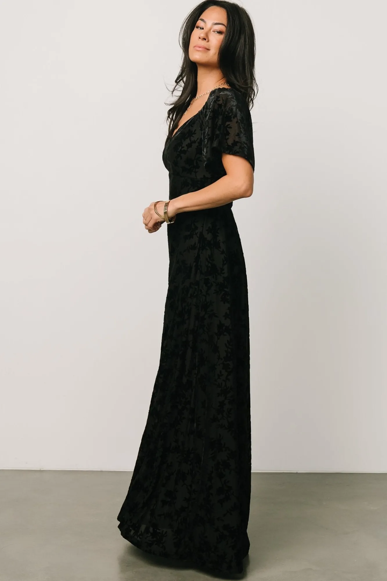 Baltic Born Everley Velvet Maxi Dress |