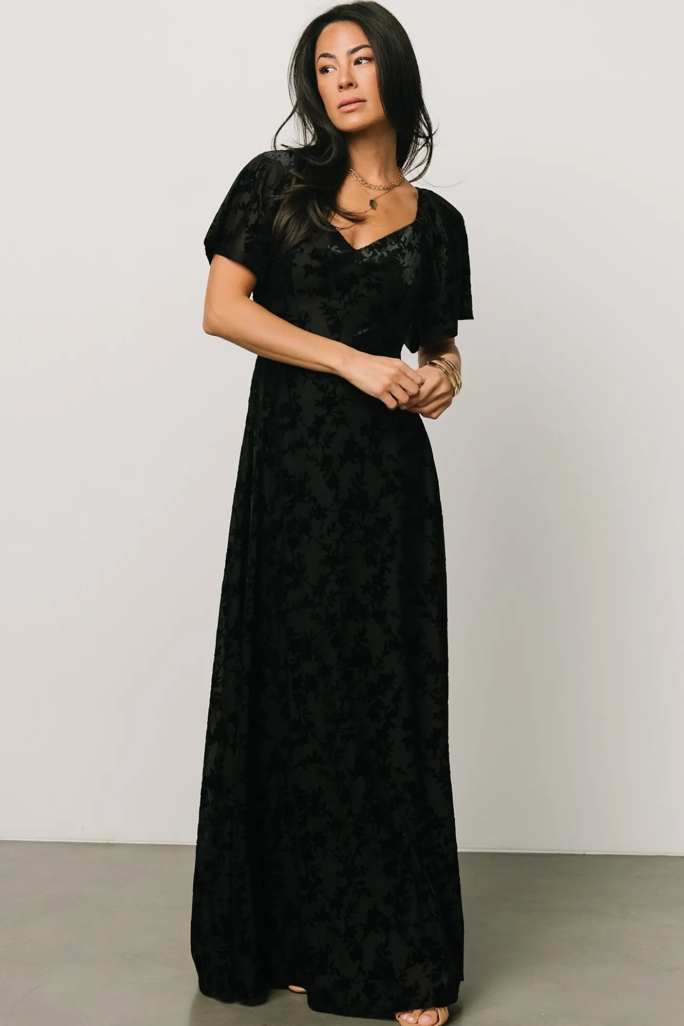 Baltic Born Everley Velvet Maxi Dress |