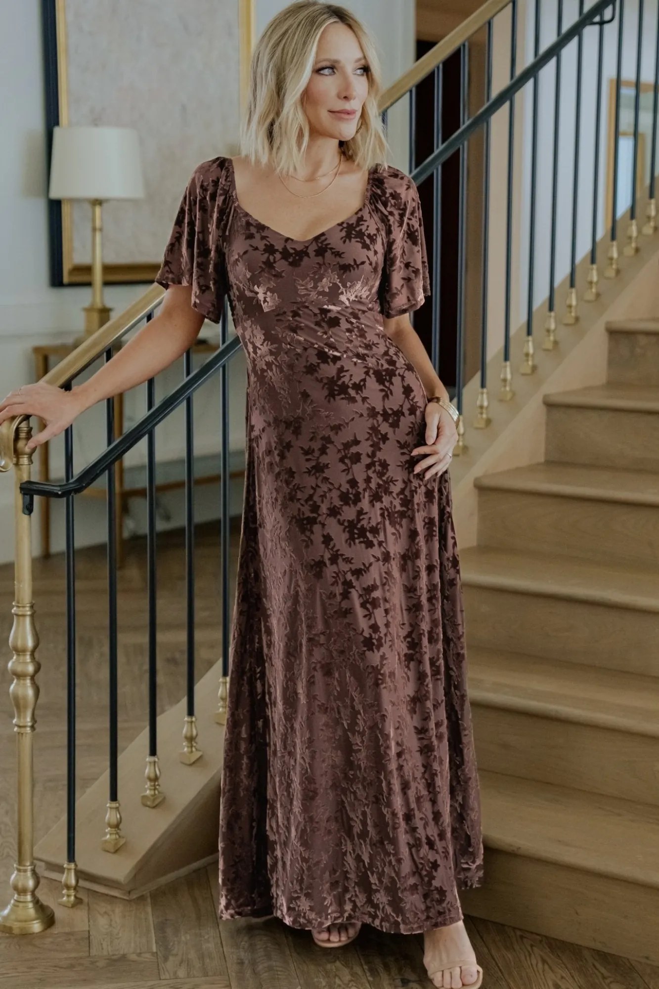 Baltic Born Everley Velvet Maxi Dress |