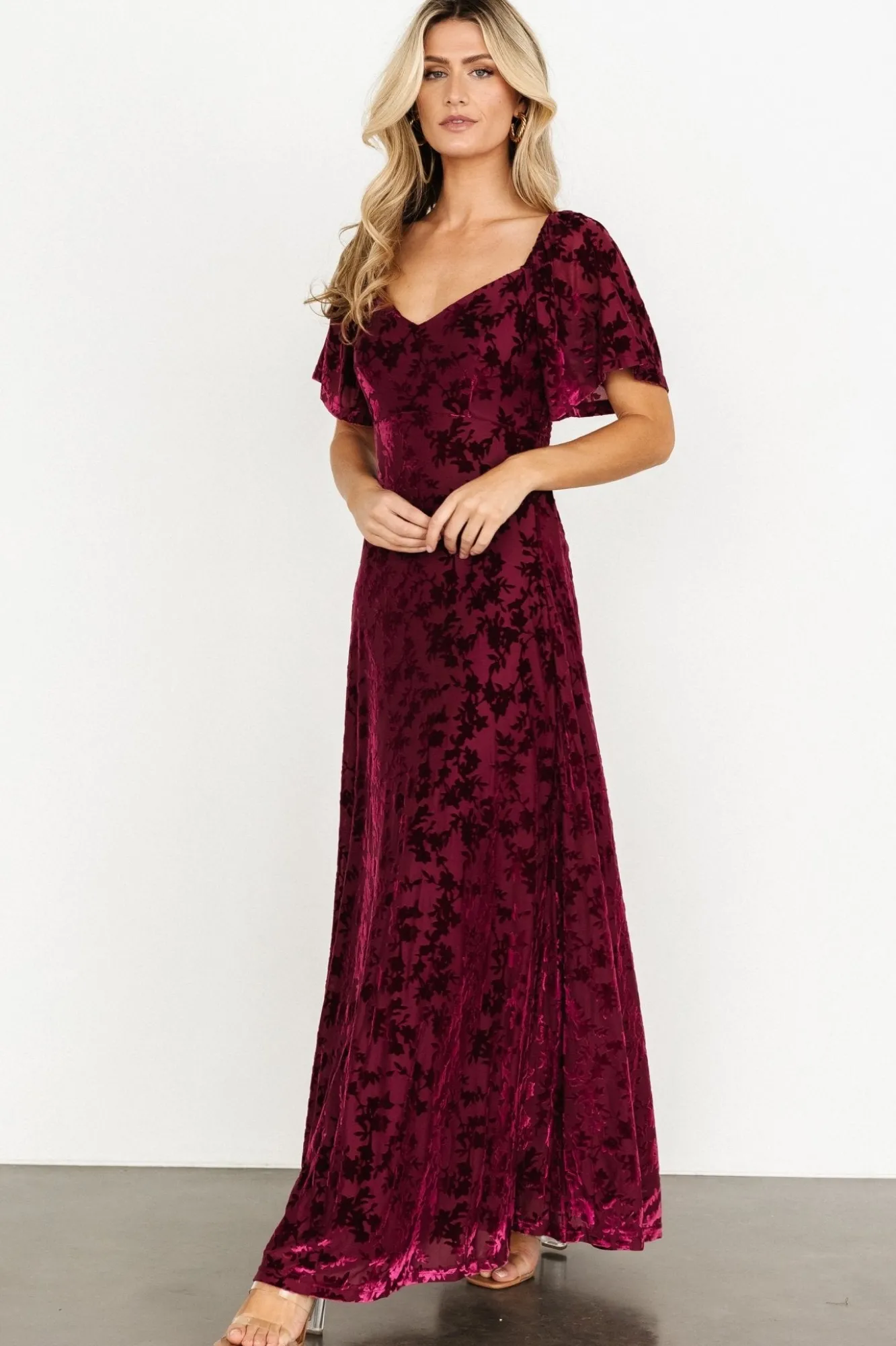 Baltic Born Everley Velvet Maxi Dress |