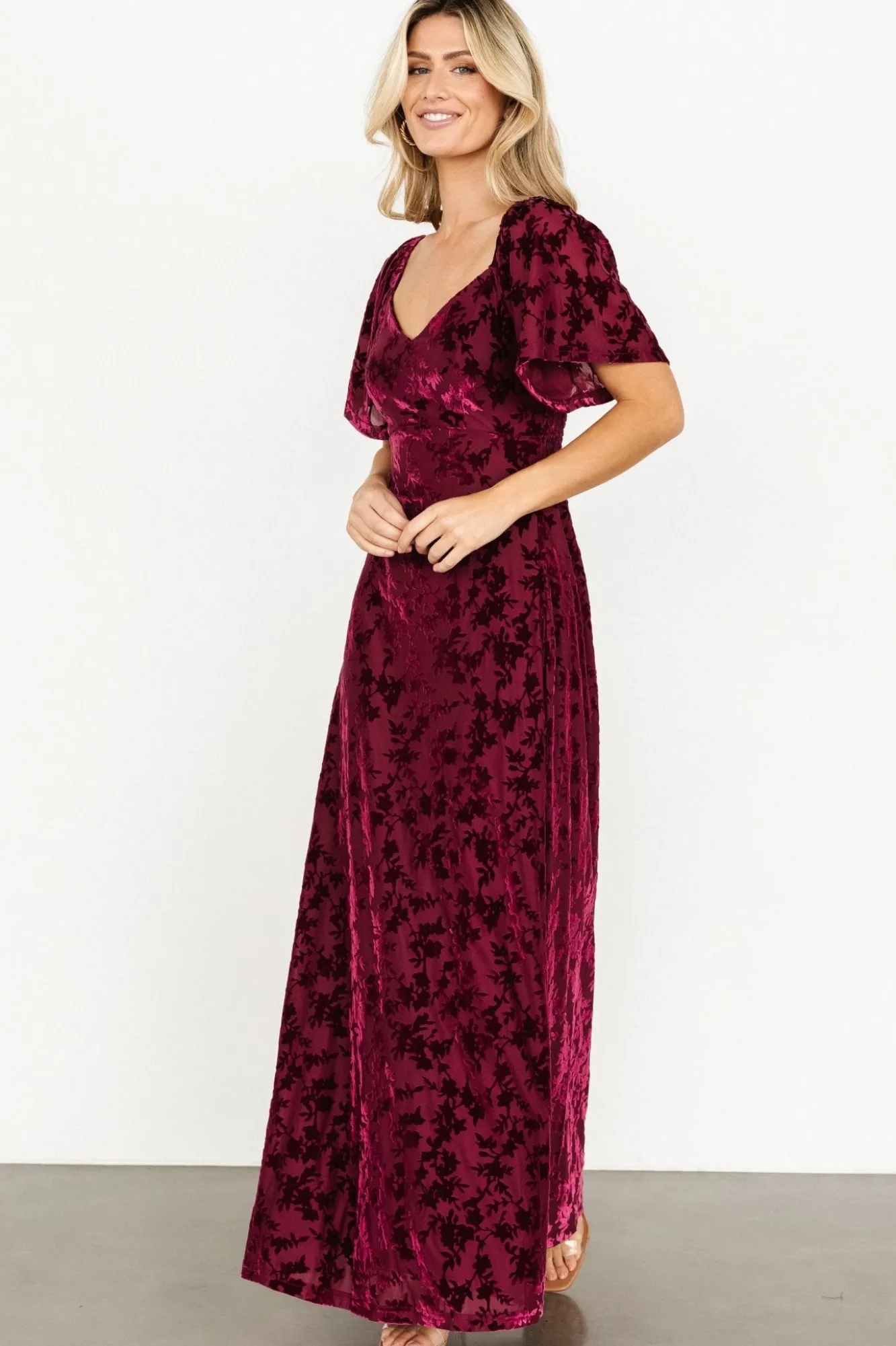 Baltic Born Everley Velvet Maxi Dress |