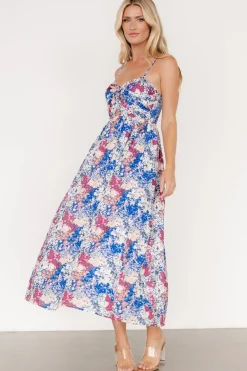 Baltic Born Evette Sweetheart Tank Dress | Blue Multi