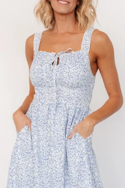 Baltic Born Evonne Midi Dress | Blue Floral