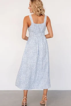Baltic Born Evonne Midi Dress | Blue Floral
