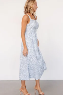 Baltic Born Evonne Midi Dress | Blue Floral