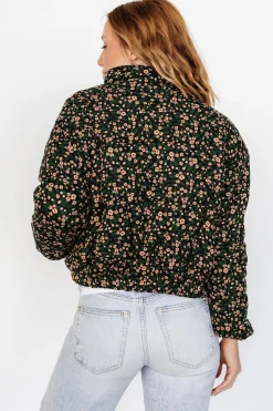 Baltic Born Ezra Puffer Jacket | Black Print