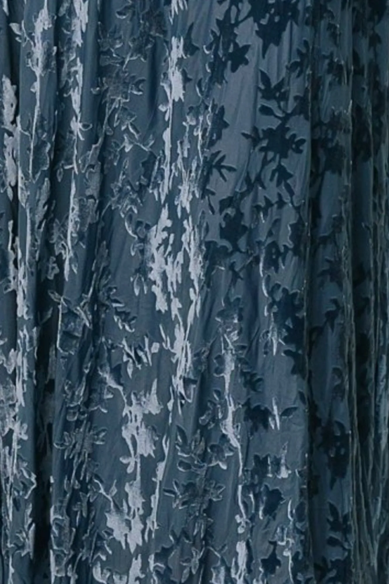 Baltic Born Fabric Swatch - Everley Velvet | Whisper Blue