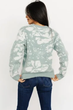Baltic Born Fairbanks Sweater | Blue Sage Print