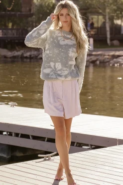 Baltic Born Fairbanks Sweater | Blue Sage Print