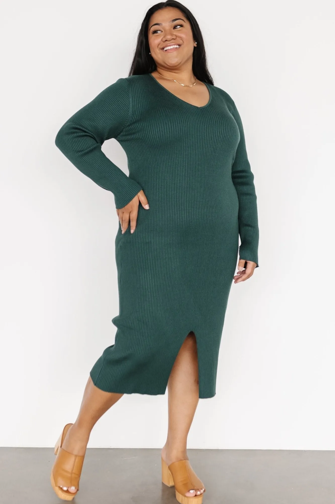 Baltic Born Fairmount Ribbed Midi Dress |