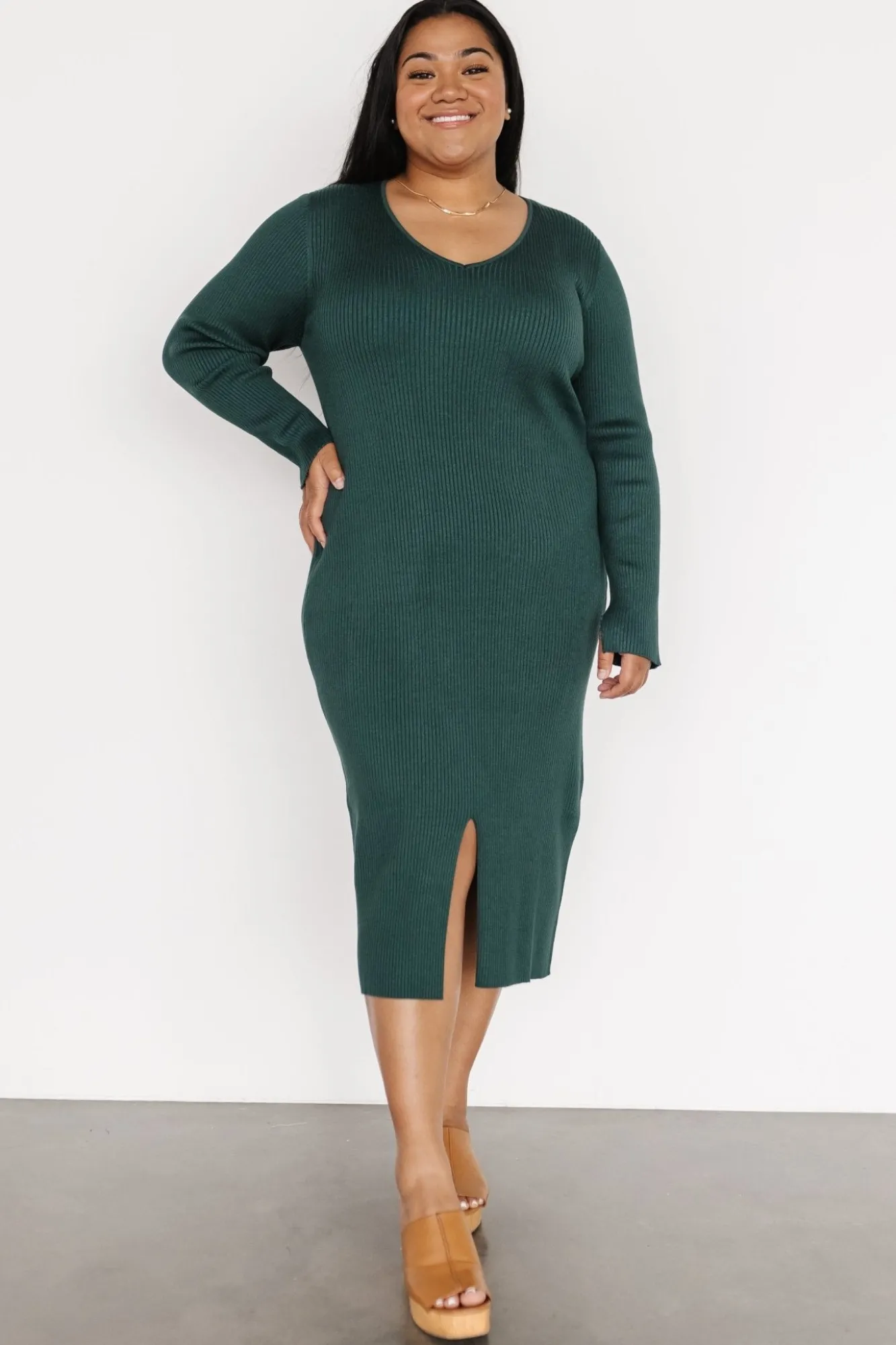 Baltic Born Fairmount Ribbed Midi Dress |