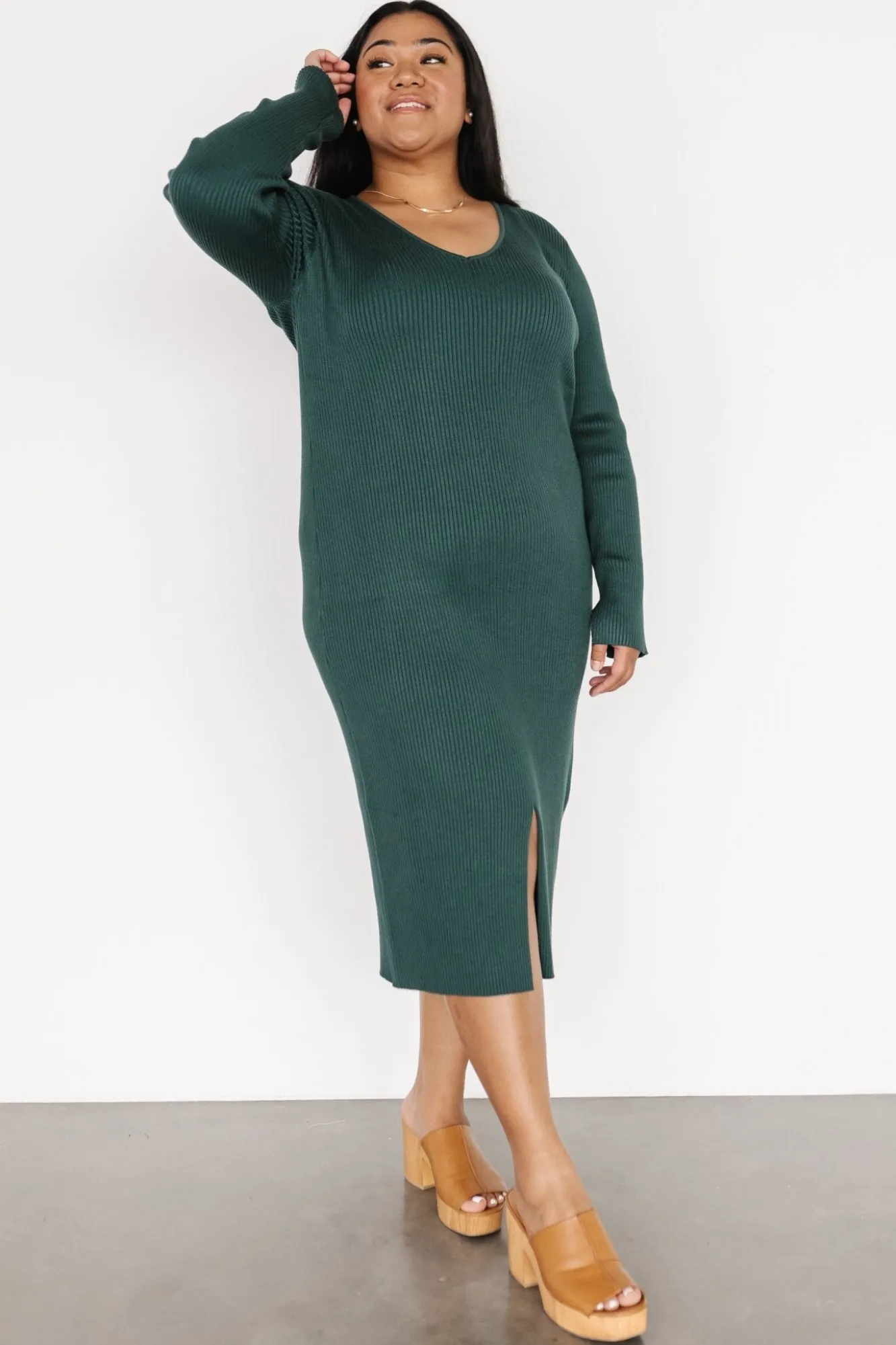 Baltic Born Fairmount Ribbed Midi Dress |