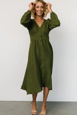 Baltic Born Faith Button Midi Dress |