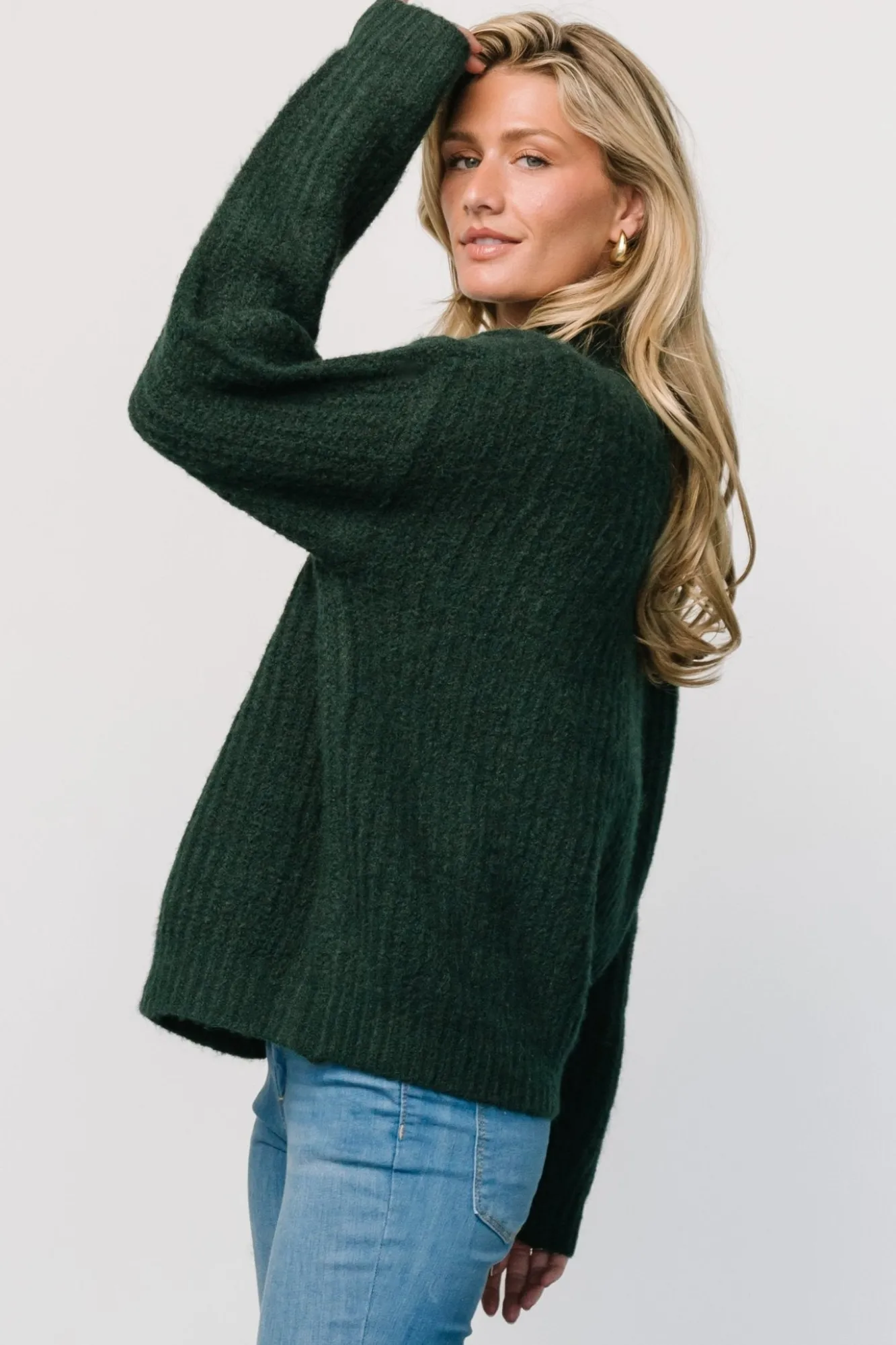 Baltic Born Fallon Sweater | Dark Green
