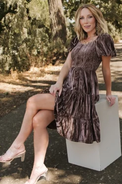 Baltic Born Fay Velvet Midi Dress |
