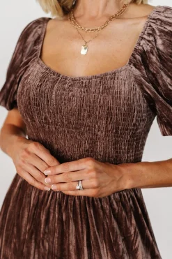 Baltic Born Fay Velvet Midi Dress |