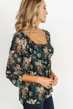 Baltic Born Fenna Smocked Top | Topaz Floral