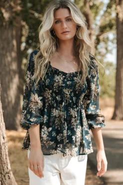 Baltic Born Fenna Smocked Top | Topaz Floral