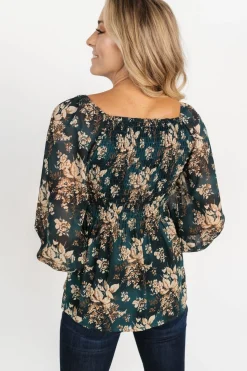 Baltic Born Fenna Smocked Top | Topaz Floral